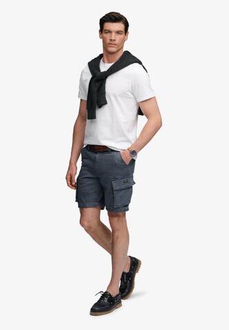 Superdry & Co Regular Cargoshorts in Blau