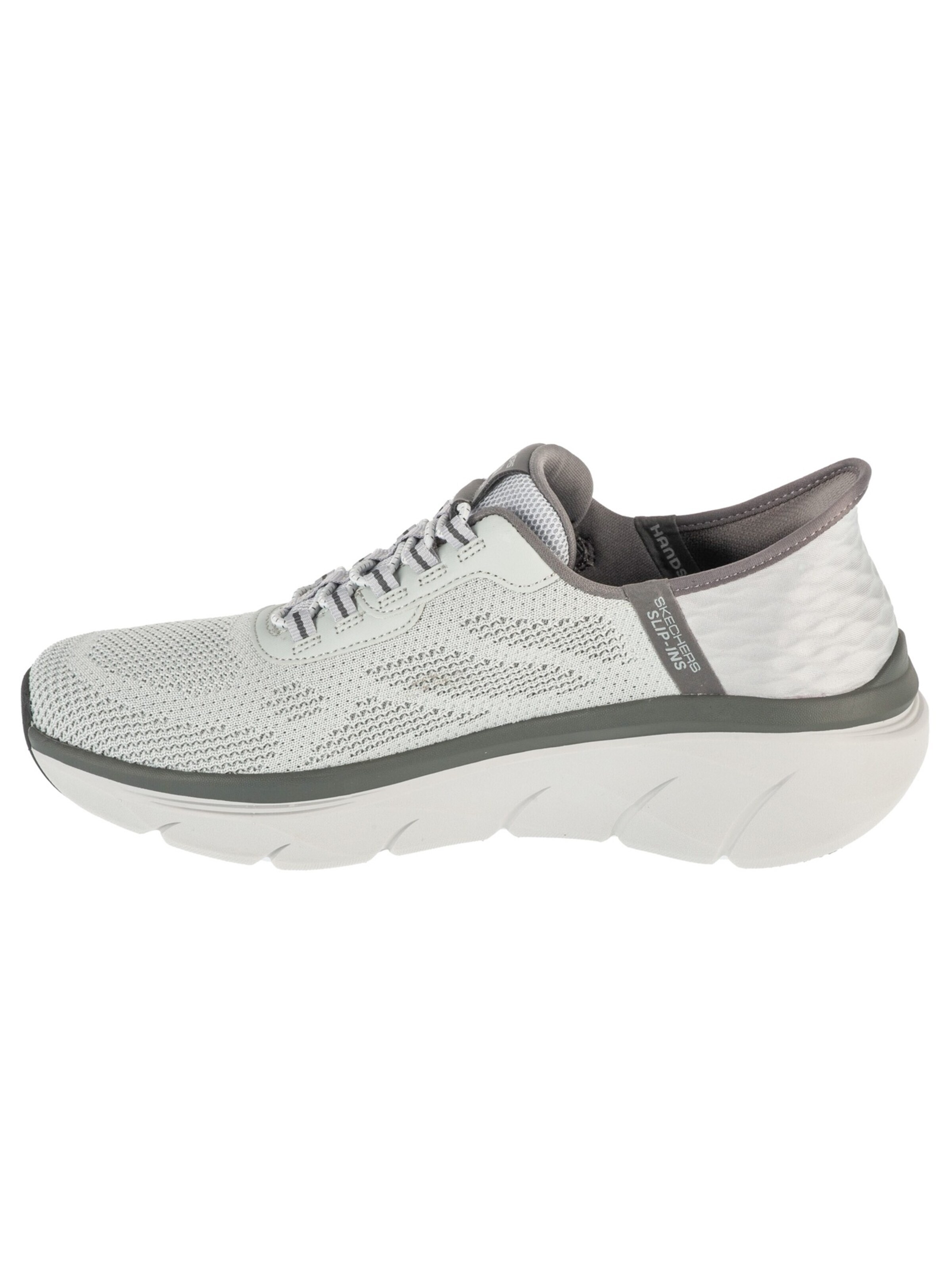 SKECHERS Sneakers 'Slip-ins: D'Lux Walker 2.0 - Rezinate' in Grey: front