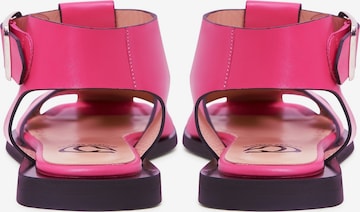 CESARE GASPARI Strap Sandals in Pink