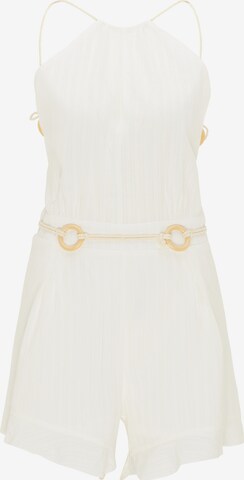 MYMO Jumpsuit in White: front