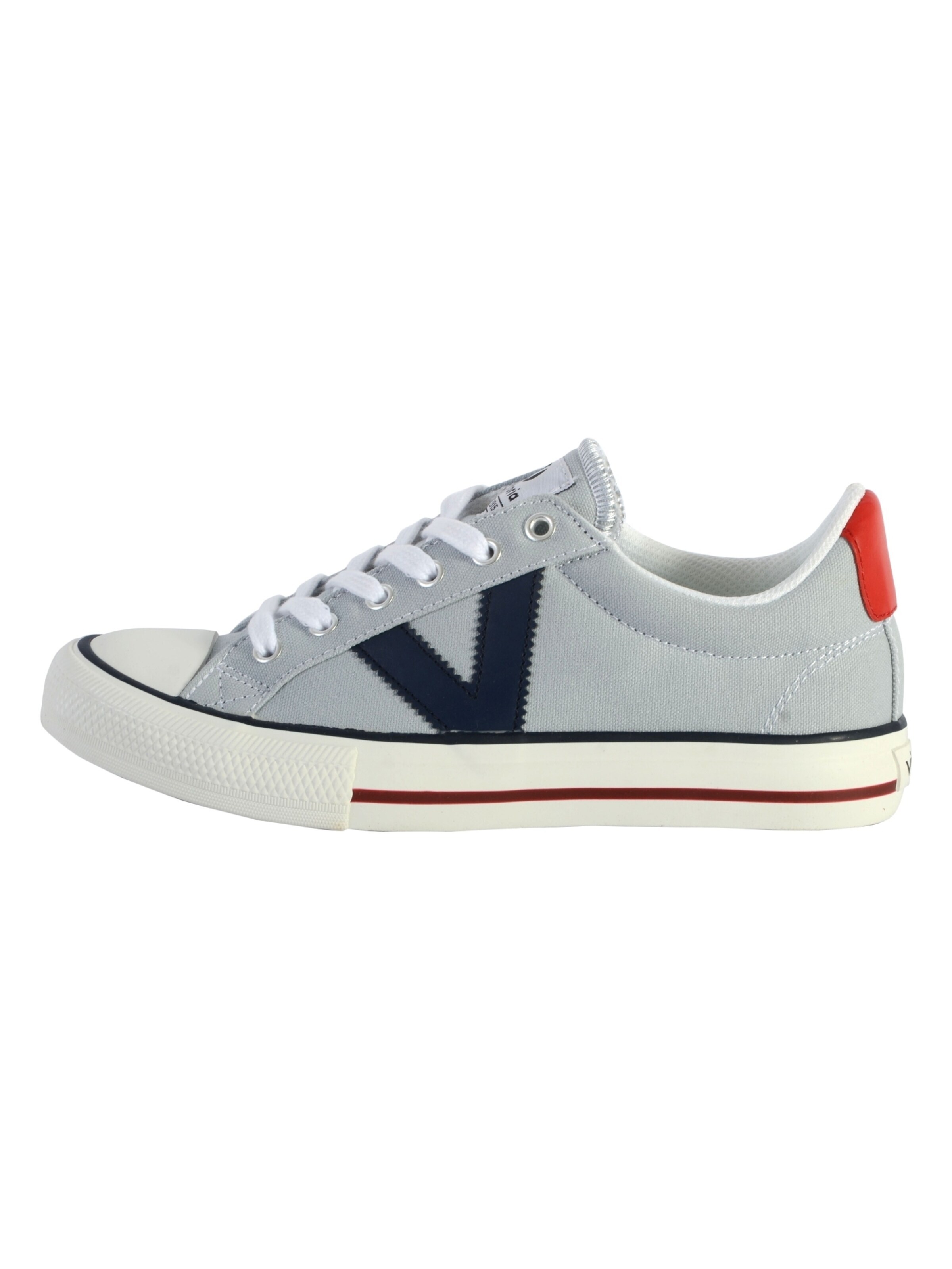 victoria Athletic Lace-Up Shoes in Grey: front