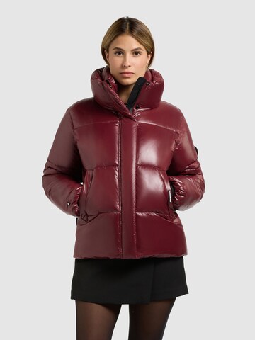 khujo Winterjacke 'NALA' in Rot: Vorderseite