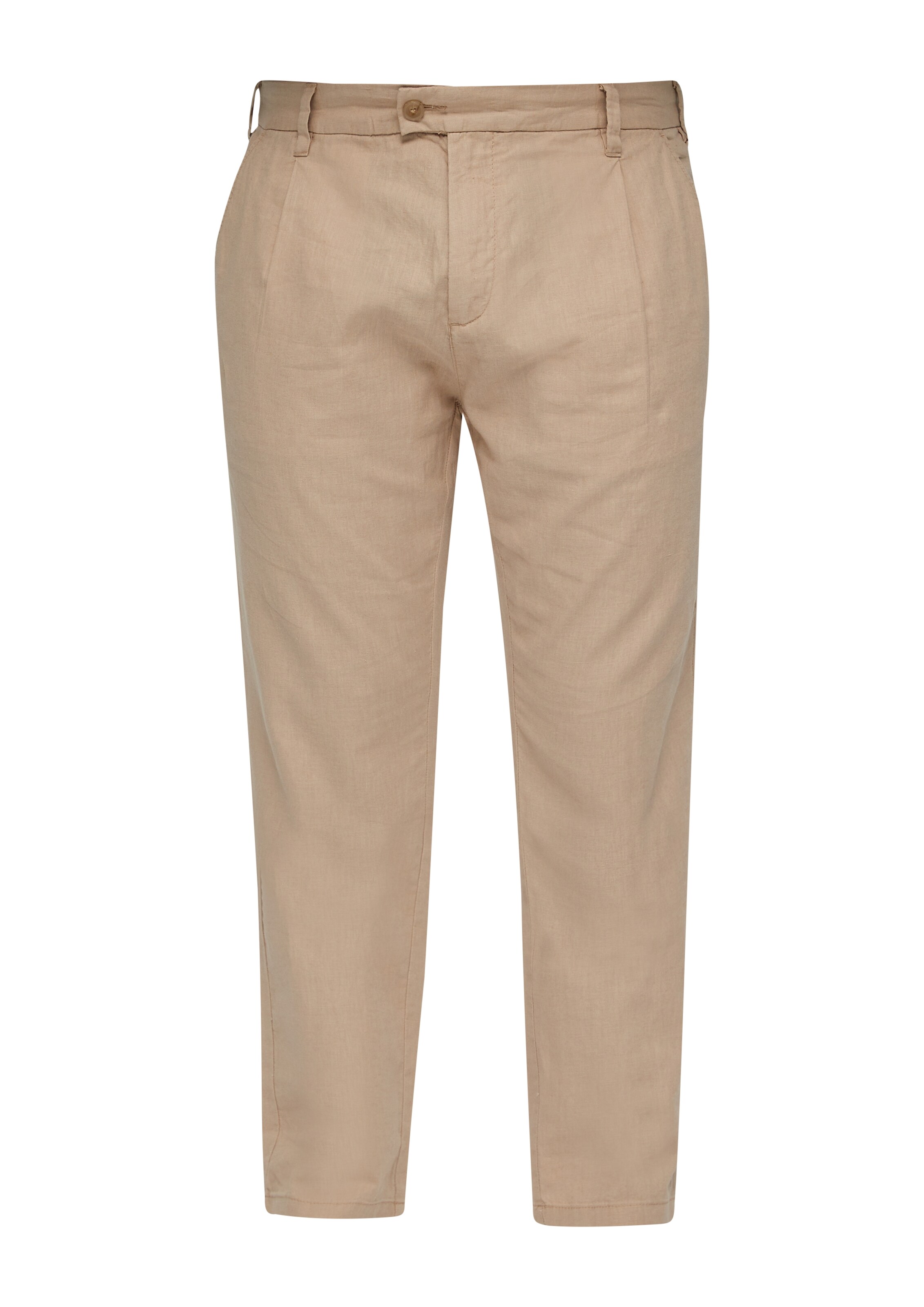s.Oliver Men Big Sizes Regular Pants 'Detroit' in Beige: front