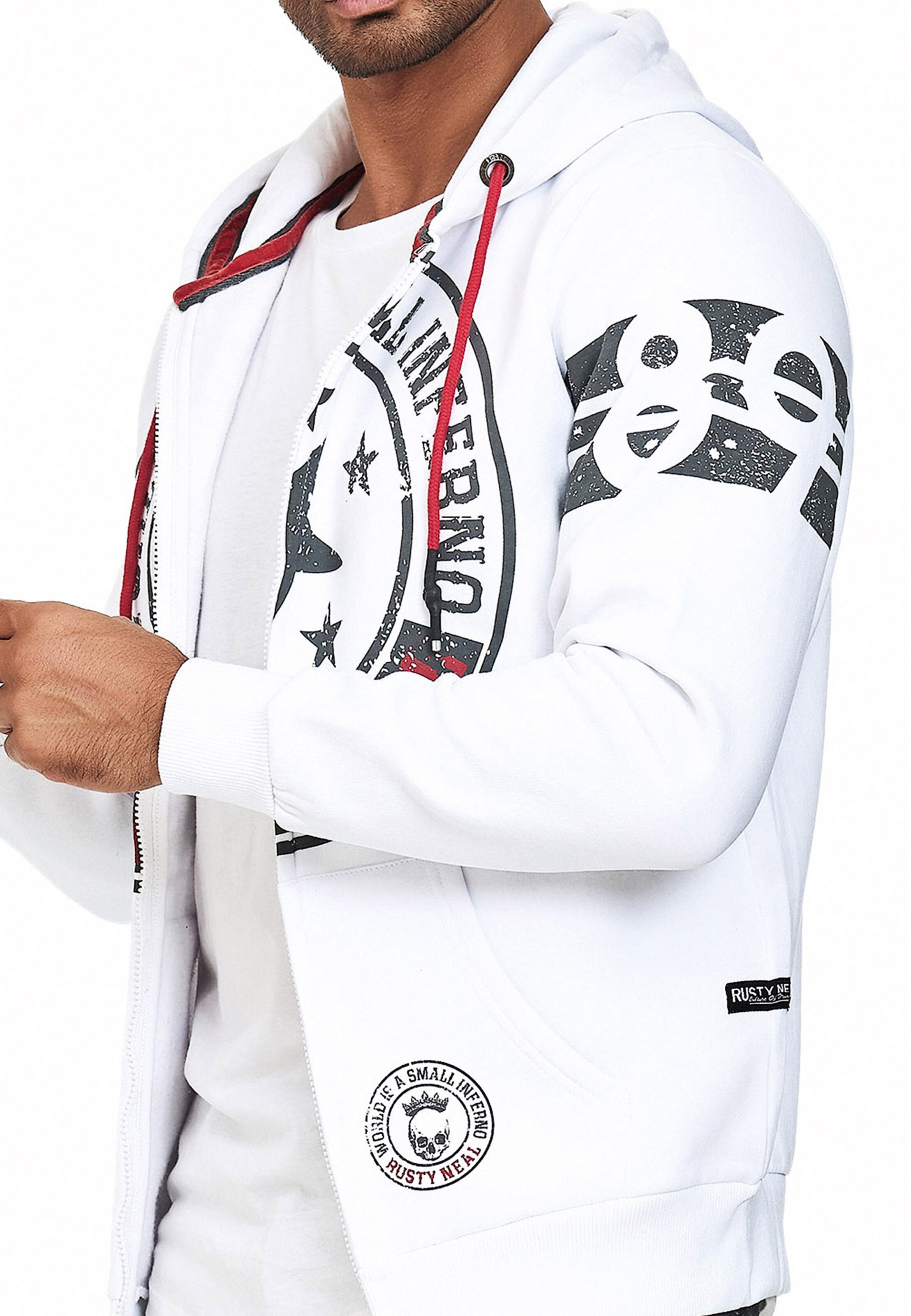 Rusty Neal Sweat jacket in White