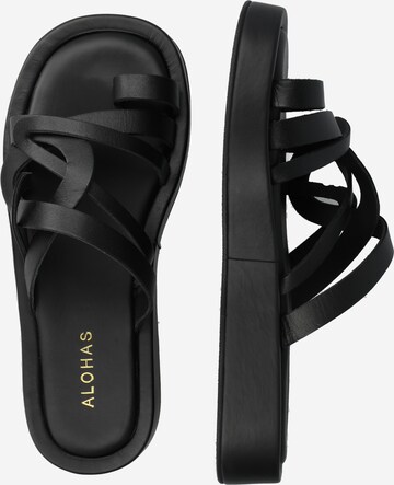 Alohas T-Bar Sandals 'Cool' in Black