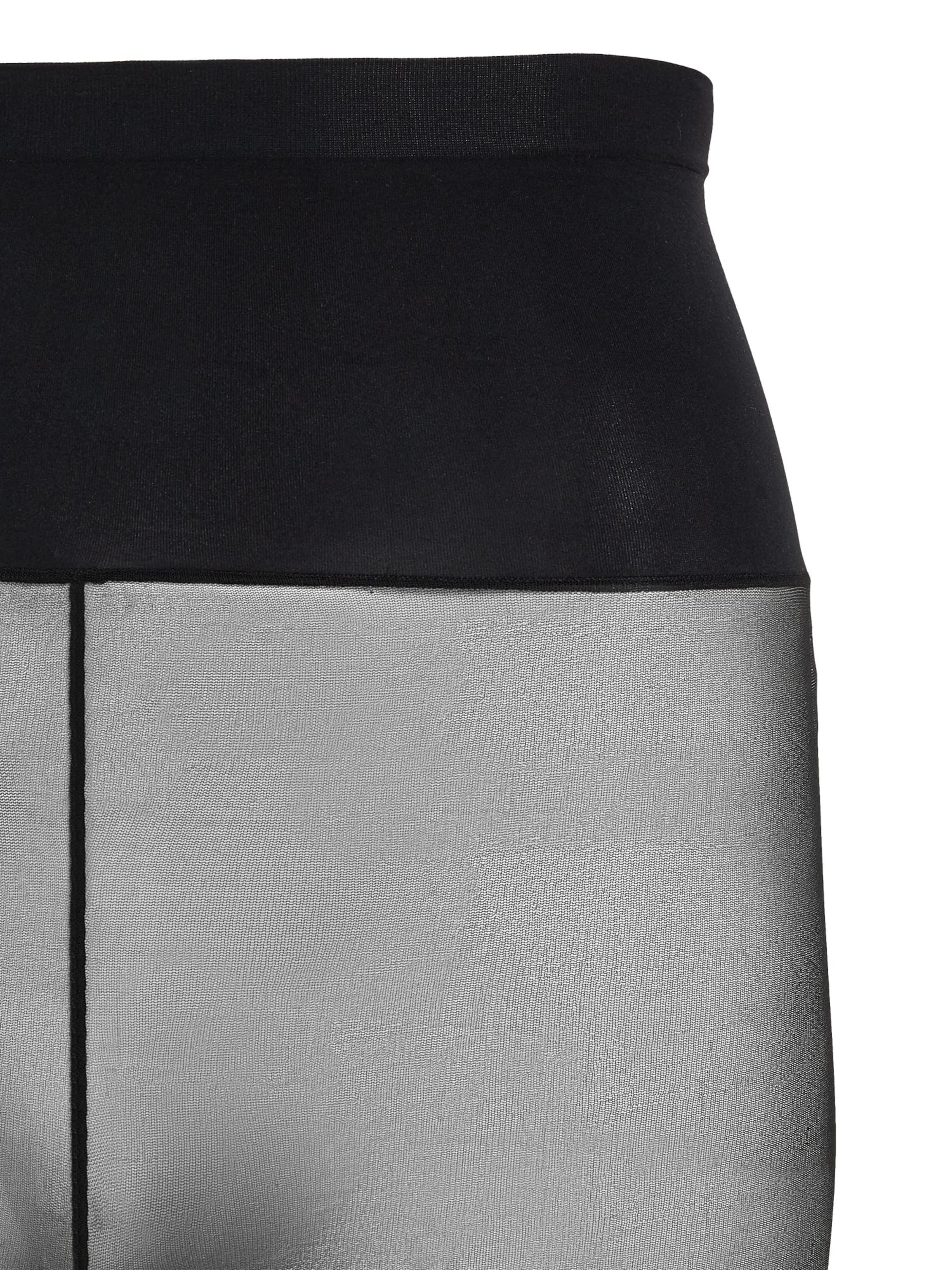 Karl Lagerfeld Κάλτσες ' Strumpfhose mit Signature-Naht ' σε μαύρο