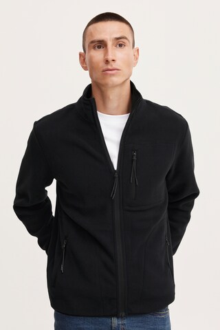 BLEND Fleece jas in Zwart: voorkant