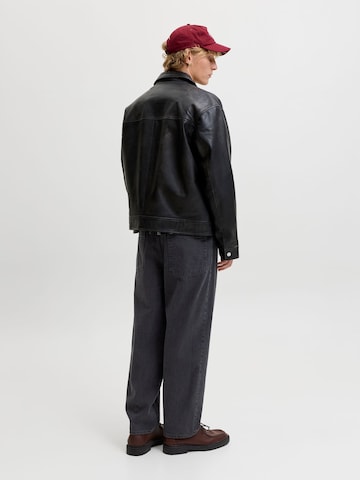 JACK & JONES - Loosefit Vaquero 'JJIDAN JJCREW' en negro