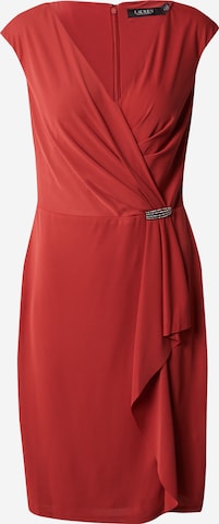 Lauren Ralph Lauren Cocktail Dress 'RYLAN' in Red: front