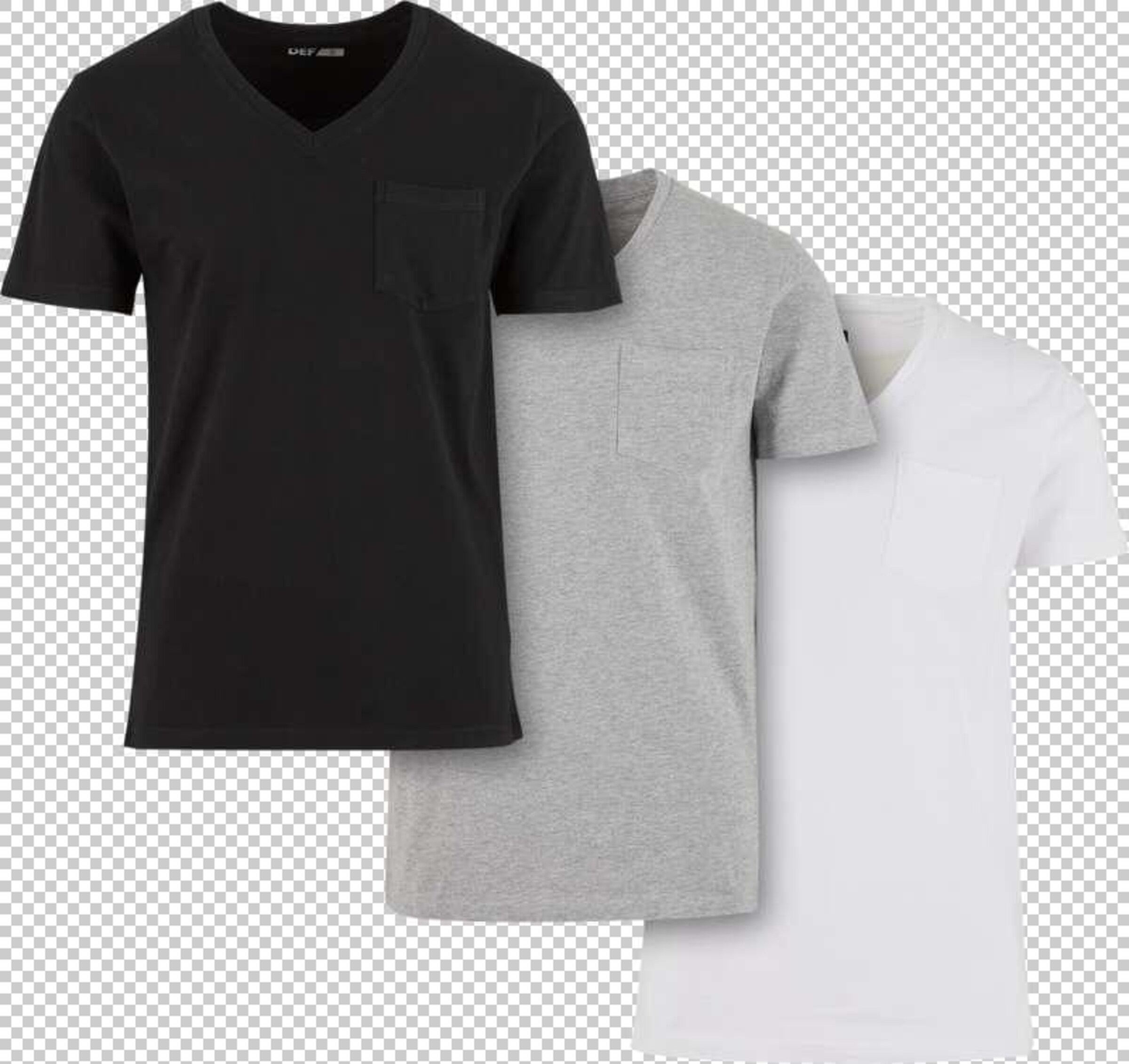 DEF Shirt in Grijs: voorkant