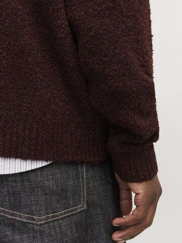 JACK & JONES Sweater in Brown