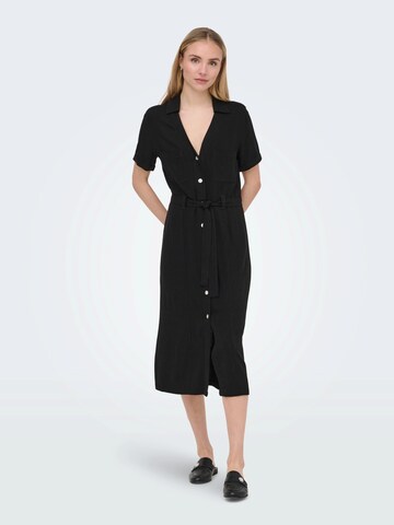 ONLY Sukienka koszulowa 'ONLSIESTA' w kolorze czarny