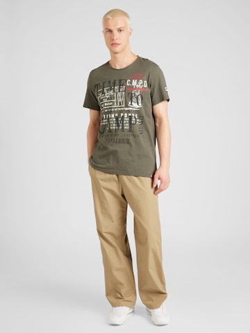 CAMP DAVID - Camiseta 'The Craftsmen' en verde