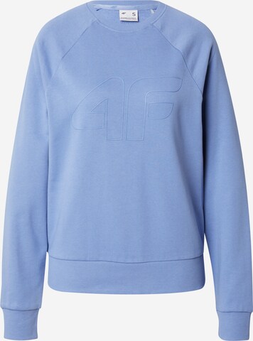 4F Sportief sweatshirt in Blauw: voorkant