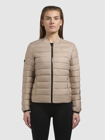 khujo Between-season jacket ' Aude' in Beige: front