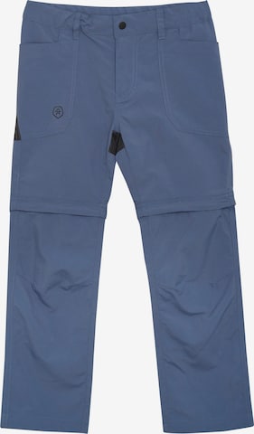 COLOR KIDS - Calças outdoor em azul: frente
