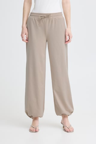 ICHI - regular Pantalón 'ICHKate' en beige: frente