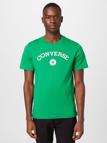 CONVERSE T-Shirt 'Chuck' in Grün: predná strana