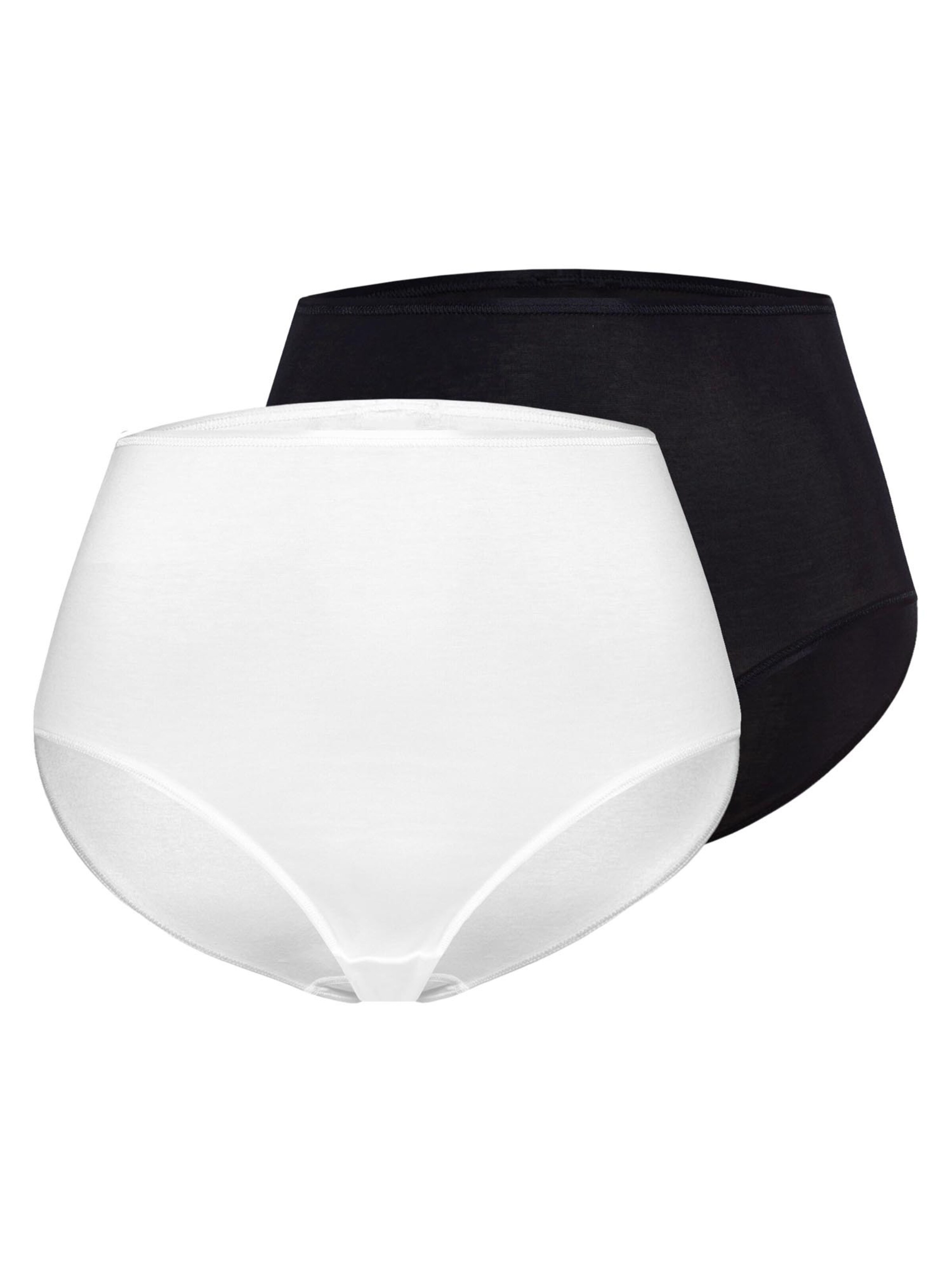 Hanro Slip 'Cotton Seamless' in Zwart: voorkant