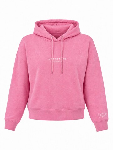 I want the moon Sweatshirt 'Champagne Problems'‌‌‌‌‌‌ in Pink: Vorderseite