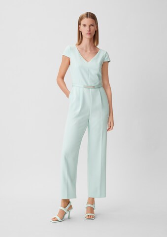 COMMA Jumpsuit in Blauw: voorkant