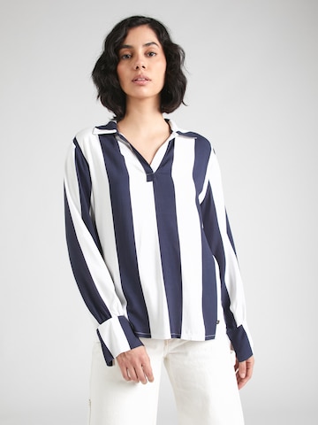 Key Largo Blouse 'REFEREE' in Blauw: voorkant