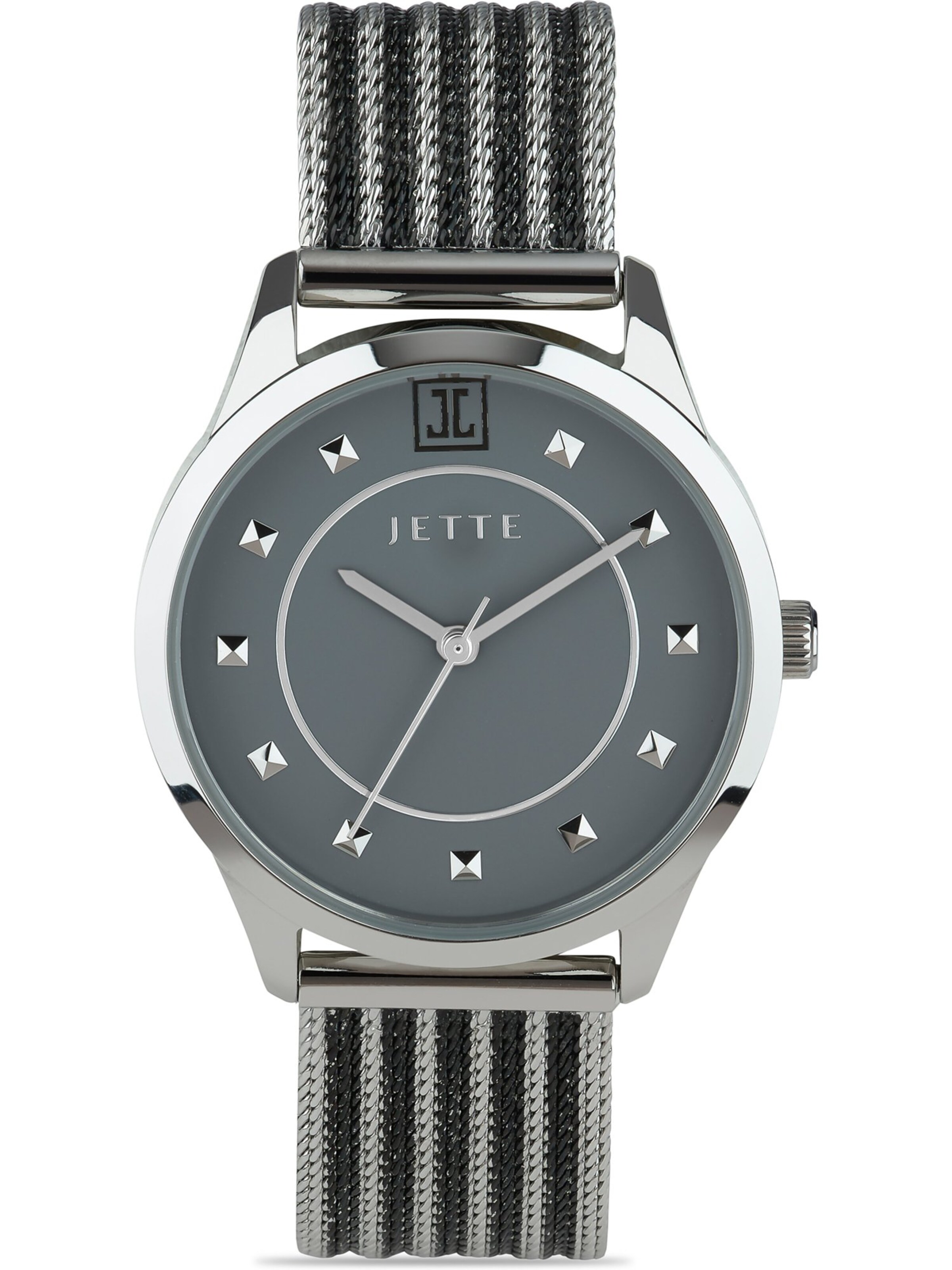 JETTE Analog Watch in Grey: front