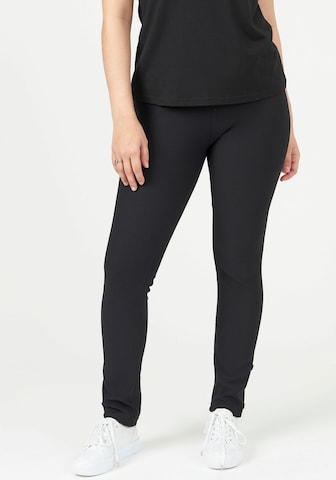 Pont Neuf Slimfit Leggings 'Luna' in Zwart: voorkant