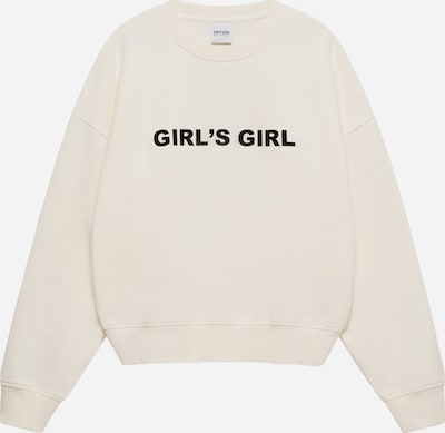 OH APRIL Sweatshirt em L em bege claro / preto, Vista do artigo