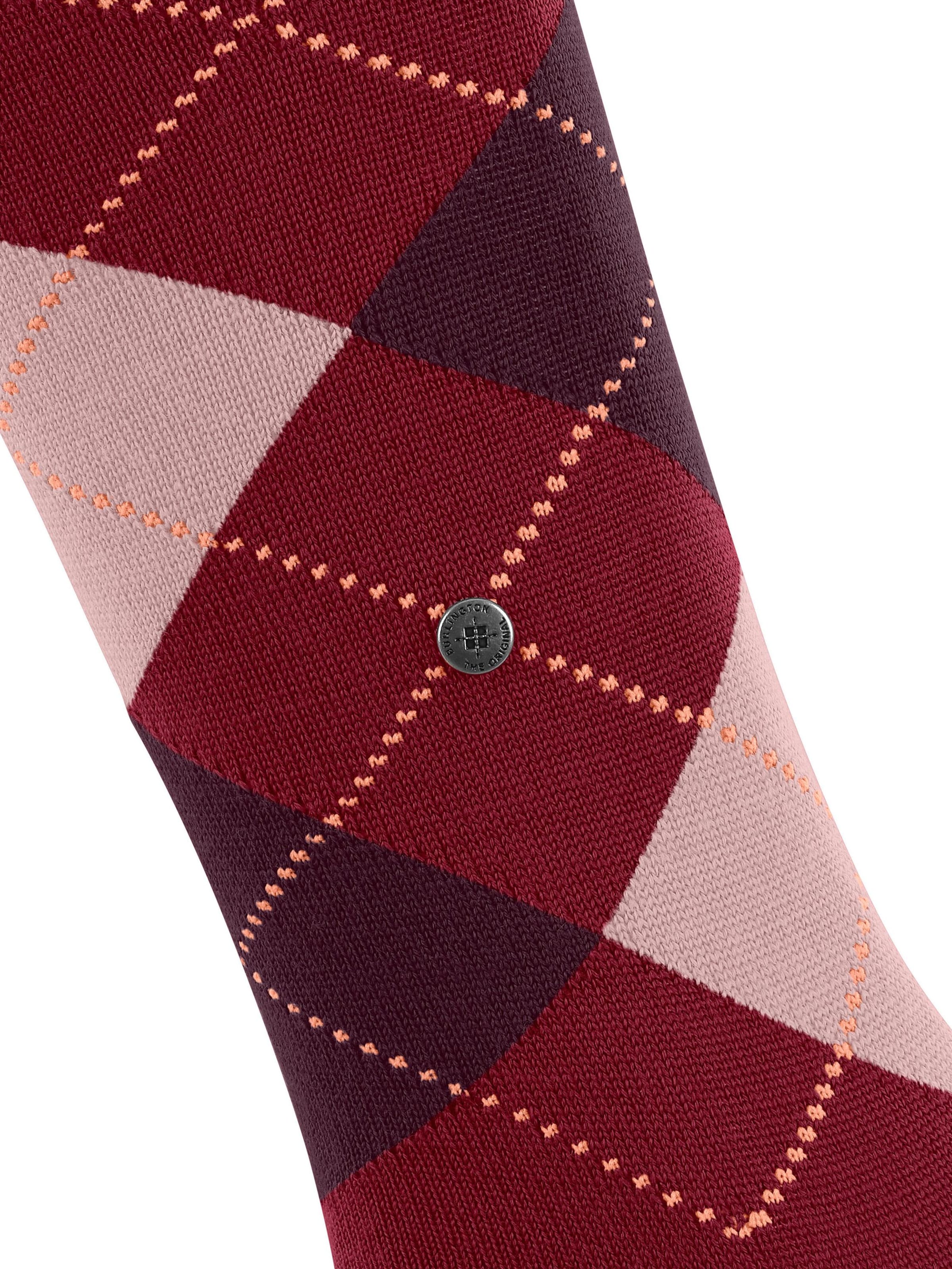 BURLINGTON Overknee Strümpfe 'Marylebone'‌‌‌‌ in Rot