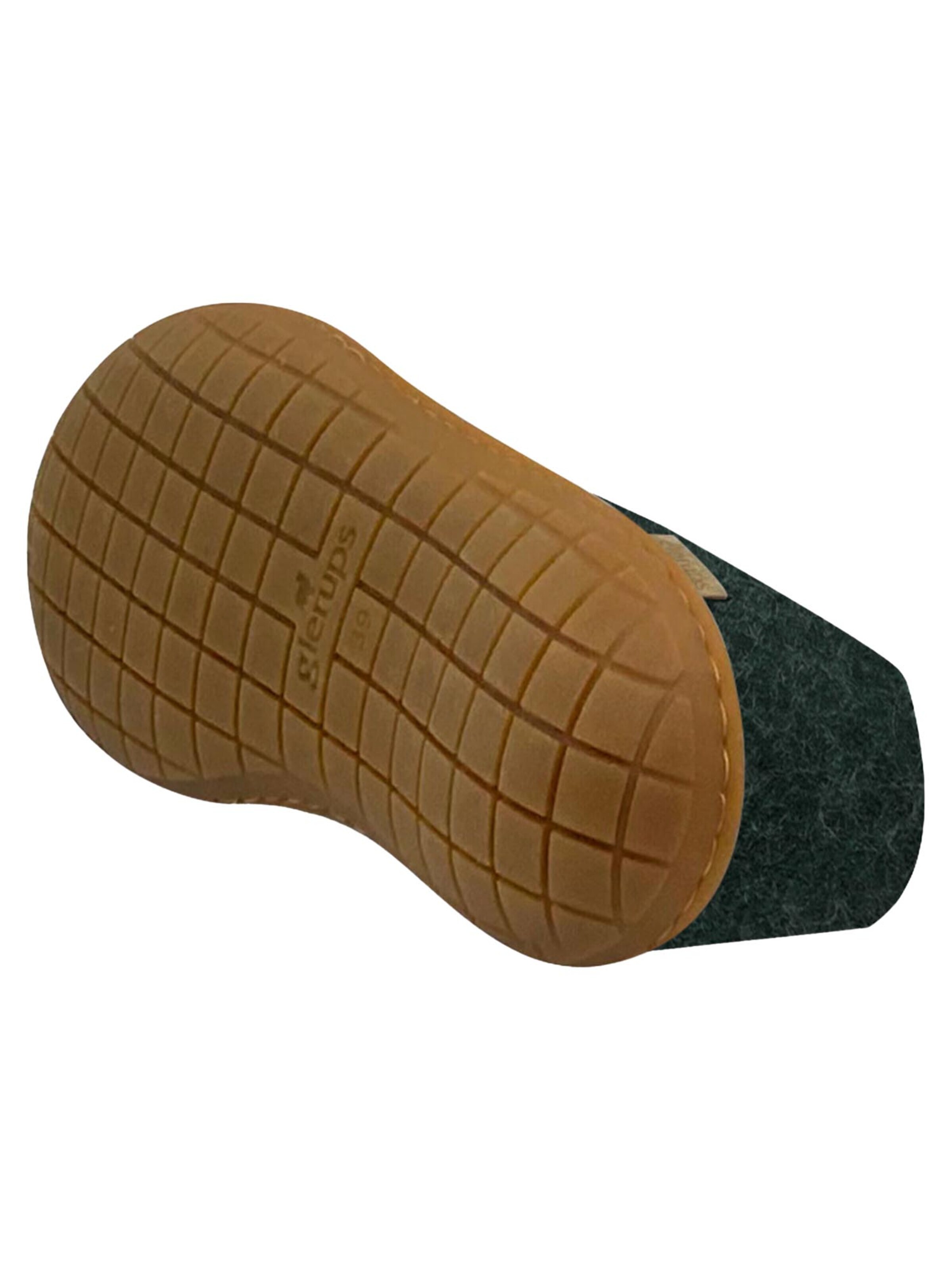 Glerups Huisschoenen 'Kautschuksohle' in Groen