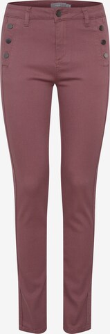 Fransa Pants 'LOMAX 1' in Purple: front