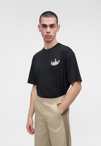 zaļš ADIDAS ORIGINALS Vaļīgs piegriezums Bikses