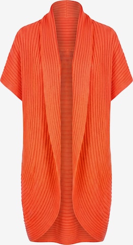 Süel knitwear - Chaleco de punto en naranja: frente