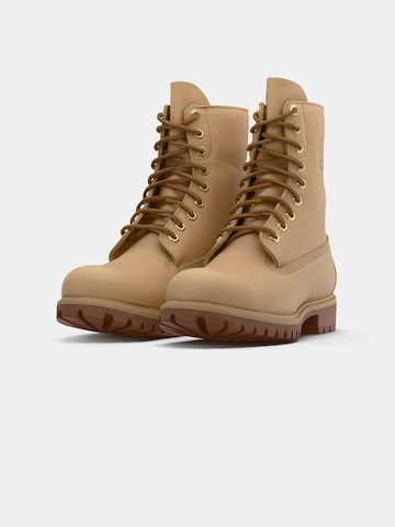 TIMBERLAND - Botas con cordones en beige