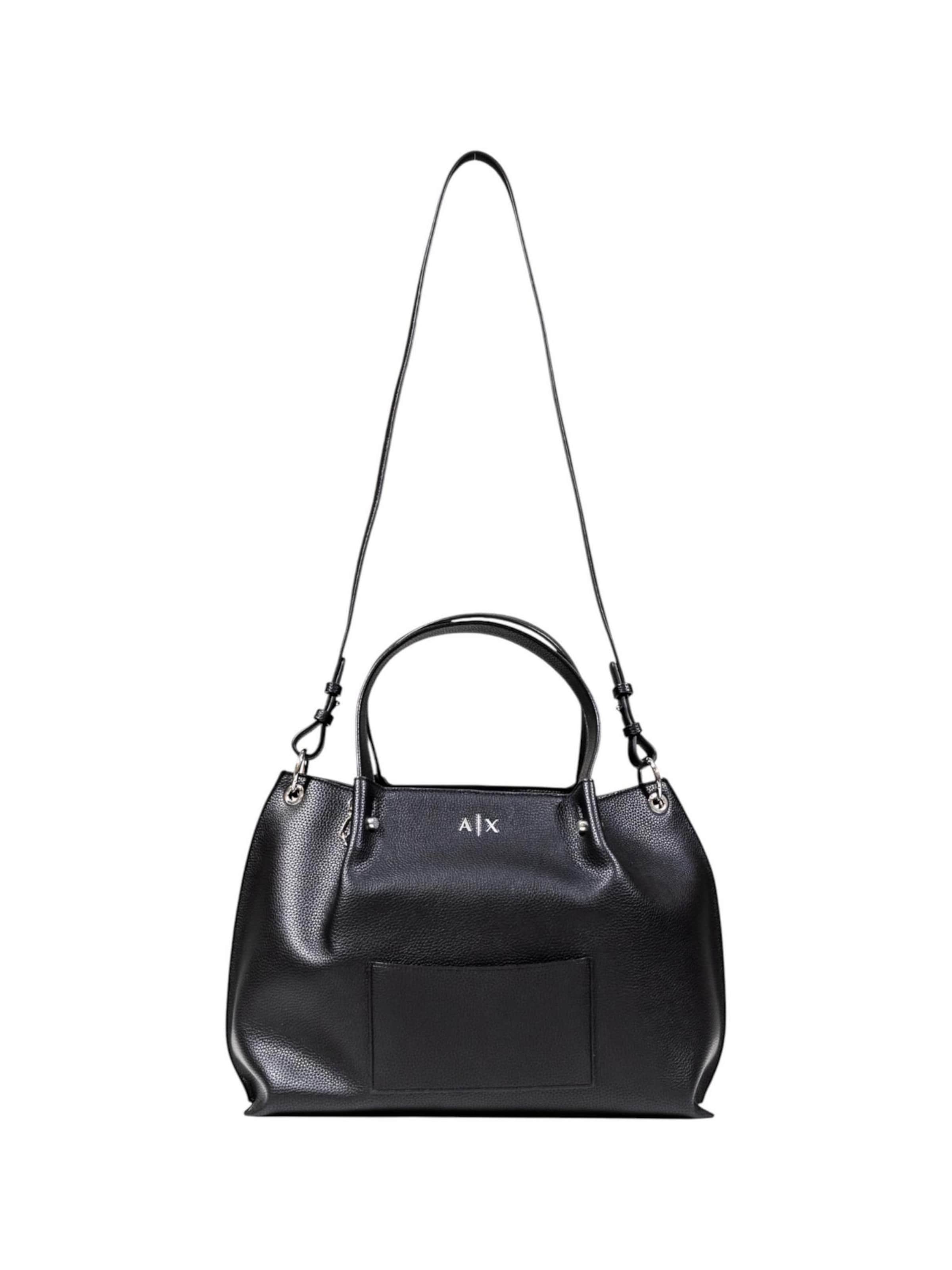 ARMANI EXCHANGE - Bolso de hombro 'XW001211 AF15625' en negro: frente