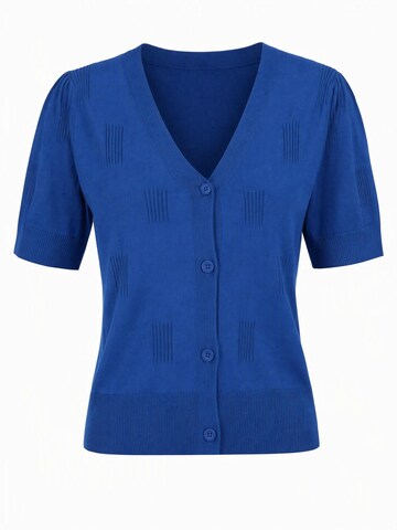 ARACH&CLOZ Bluse 'T-Shirt Damen kurzärmelig leicht V-Shirt für den Sommer Geeignet Business Freizeit'‌‌‌‌‌‌‌ in Blau: Vorderseite