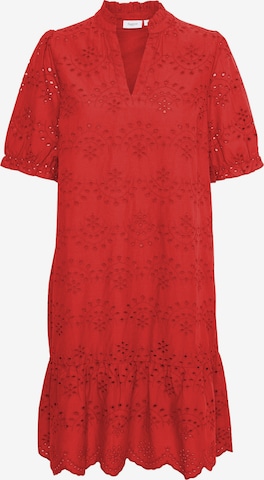 SAINT TROPEZ Jurk 'GeleksaSZ' in Rood: voorkant