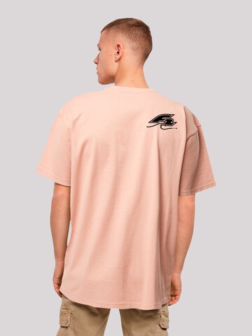 F2 Shirt 'Be Free Surfer Style Sommer' in Orange