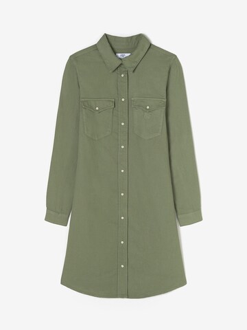 Robe-chemise 'Alio' Le Temps Des Cerises en vert : devant