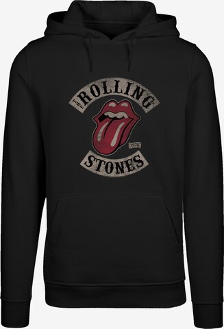 F4NT4STIC Sweatshirt 'The Rolling Stones TourHoodie Rock Musik Band' in Black: front