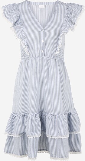 Vila Petite Shirt dress 'MALIA' in Smoke blue / White, Item view
