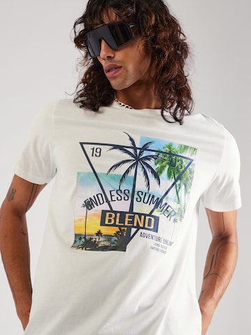 BLEND T-Shirt in Weiß