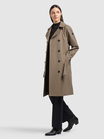 khujo Between-Seasons Coat in Brown