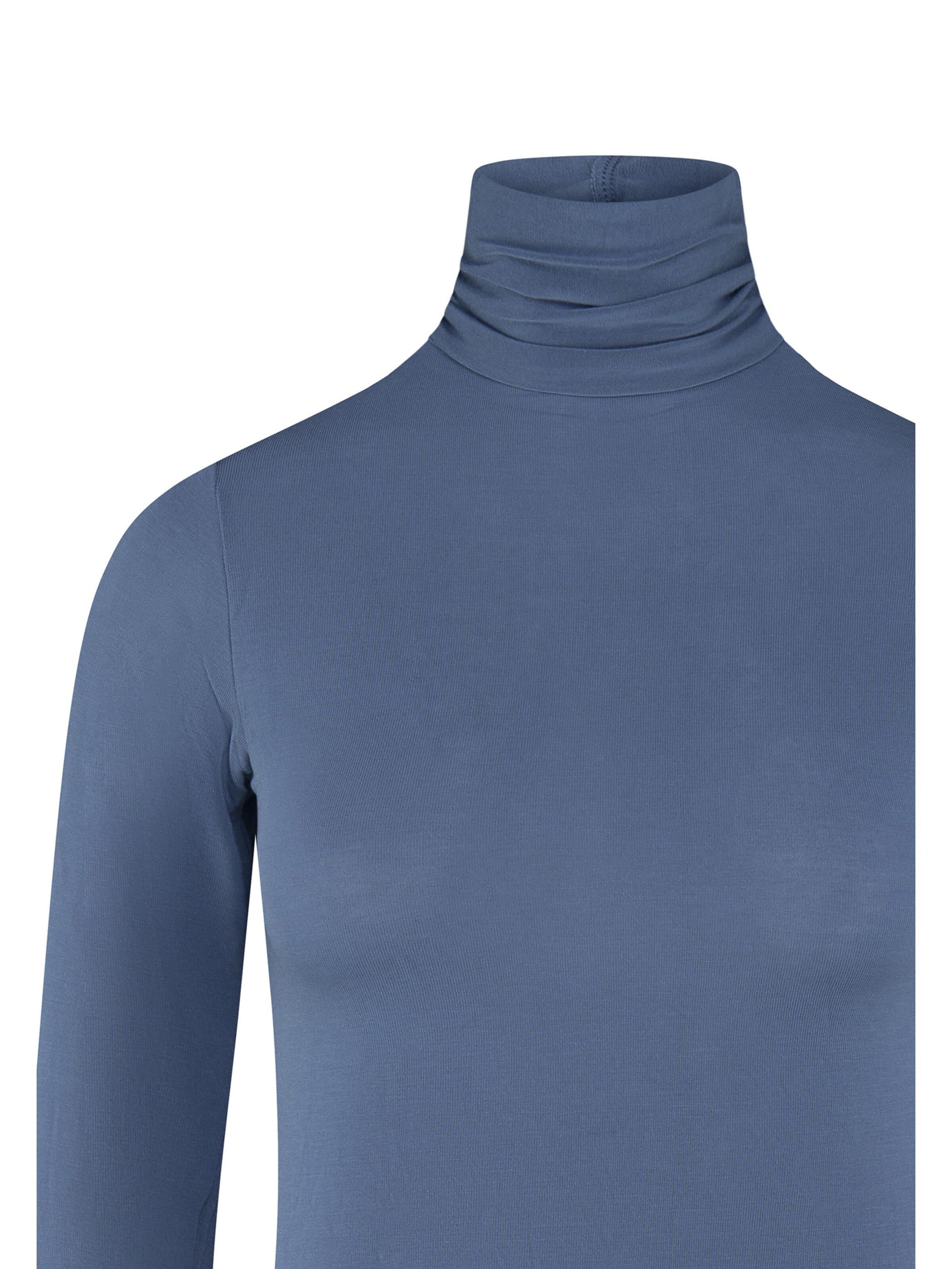 Maglietta intima 'Body Dolcevita Manica Lunga in Cashmere e Modal' di Ciocca in blu