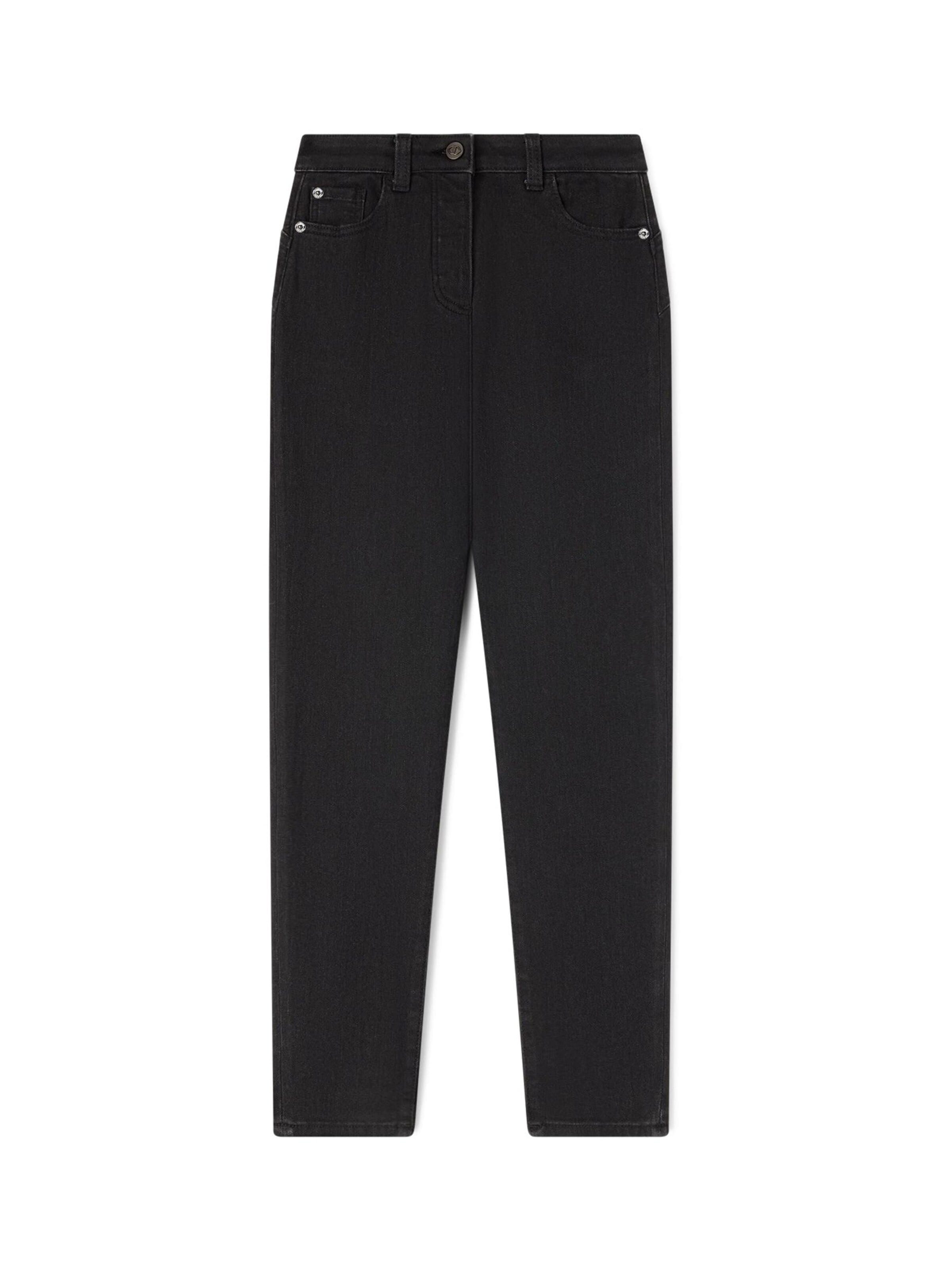 MOTIVI - Slimfit Vaquero en negro: frente