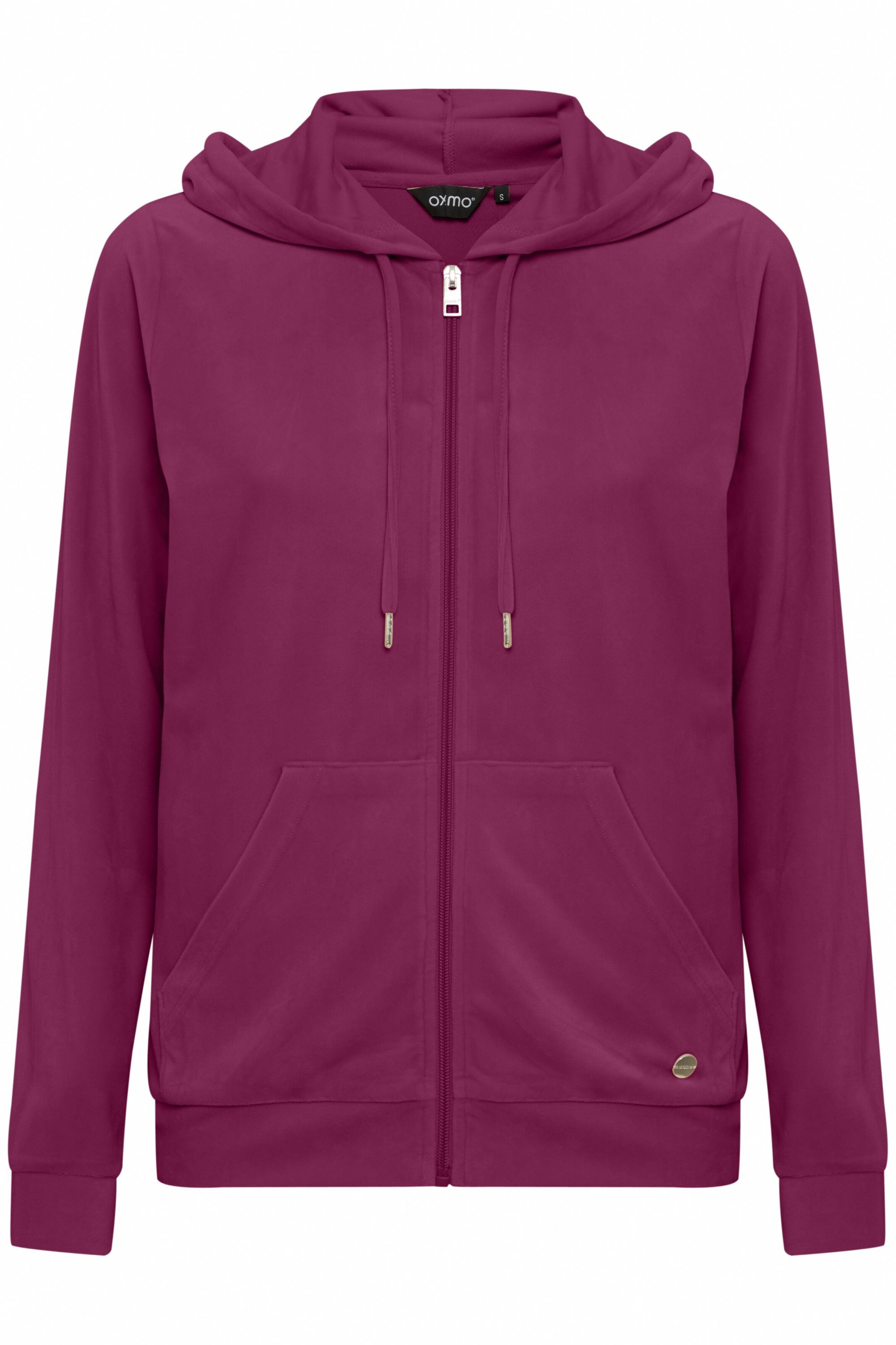 Giacca di felpa 'Itanna' di Oxmo in lilla: frontale