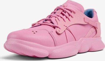 Baskets basses ' Karst ' CAMPER en rose : devant