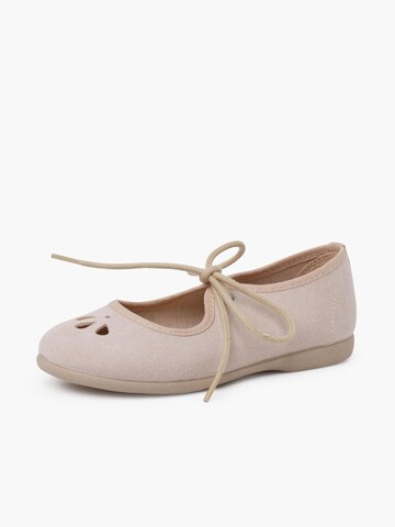 Ballerina di Pisamonas in beige: frontale