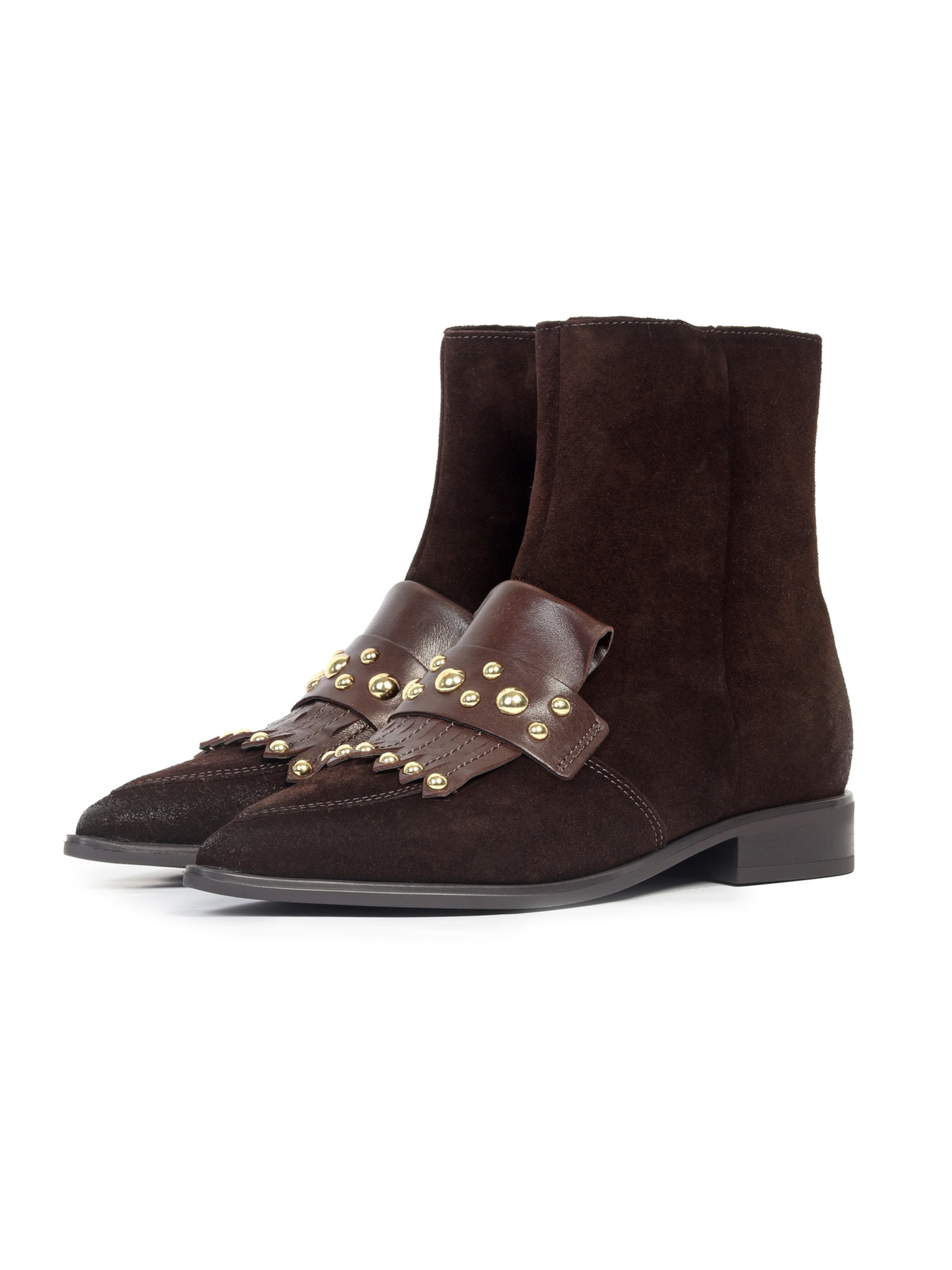 MJUS - Botas pelo tornozelo 'CAORLE\ ' em castanho